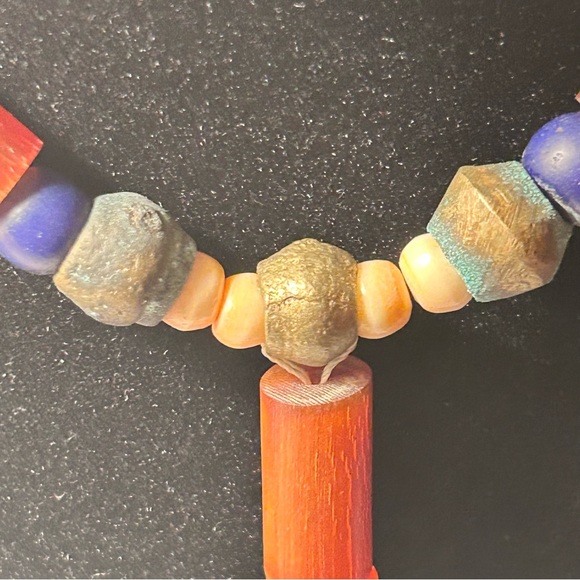 Vintage Ralph Lauren Multicolor Beaded Necklace w/Tassle - Picture 7 of 7